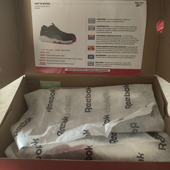 Athletic composite toe work shoe - Picture 8 of 8